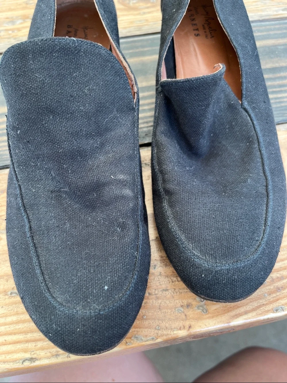 Barney’s black Canvas size 40 Henry Bequelin ( Henry Cuir)